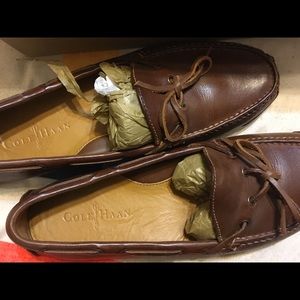 Men’s Cole Haan Brown Gunnison Loafers Shoes, 8.5